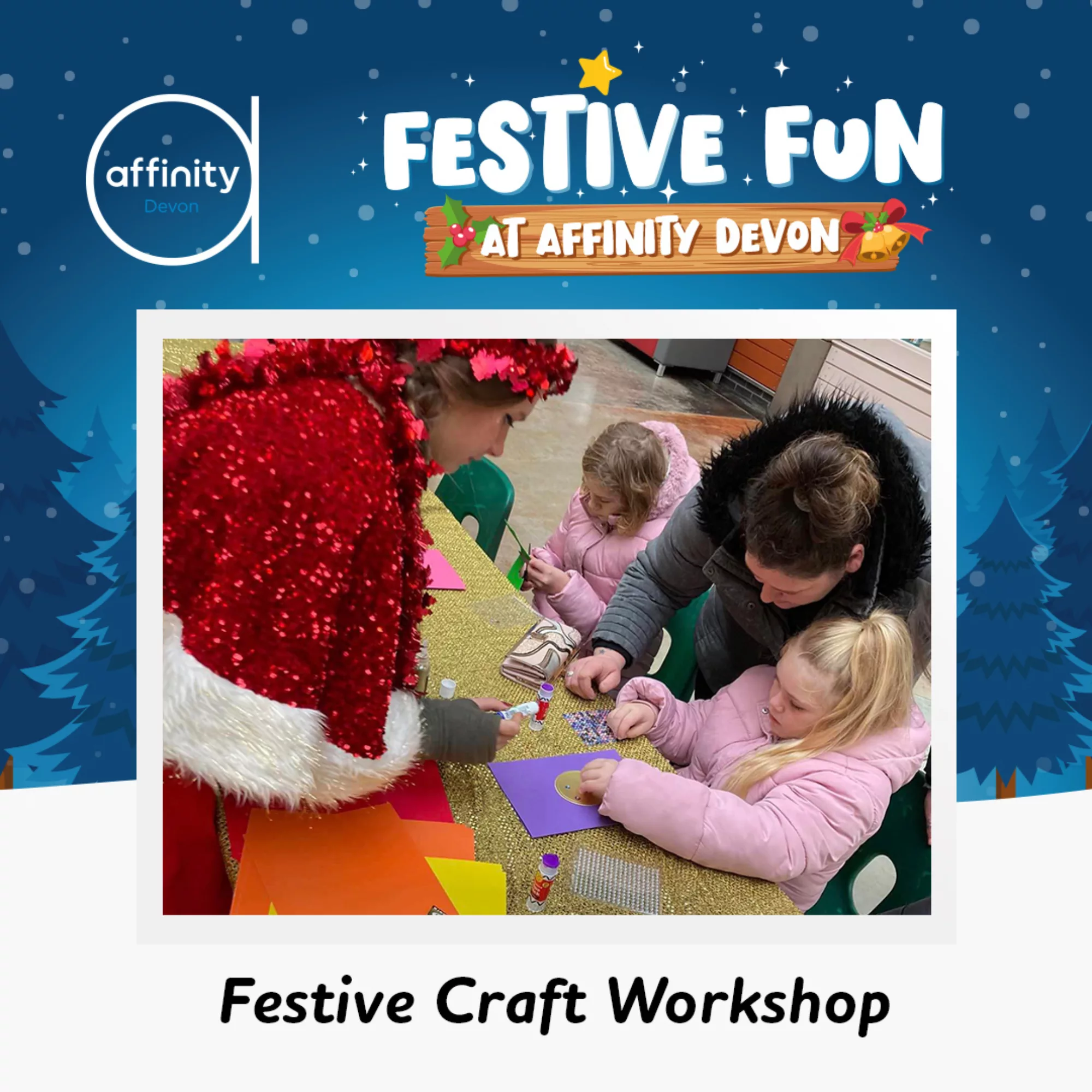 2024 10 24 Christmas Events Festive Craft Workshop Affinity Devon Event Square image